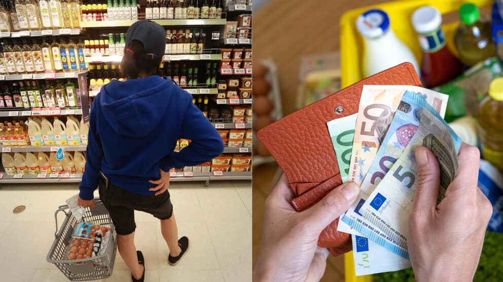 potraviny nákup peniaze