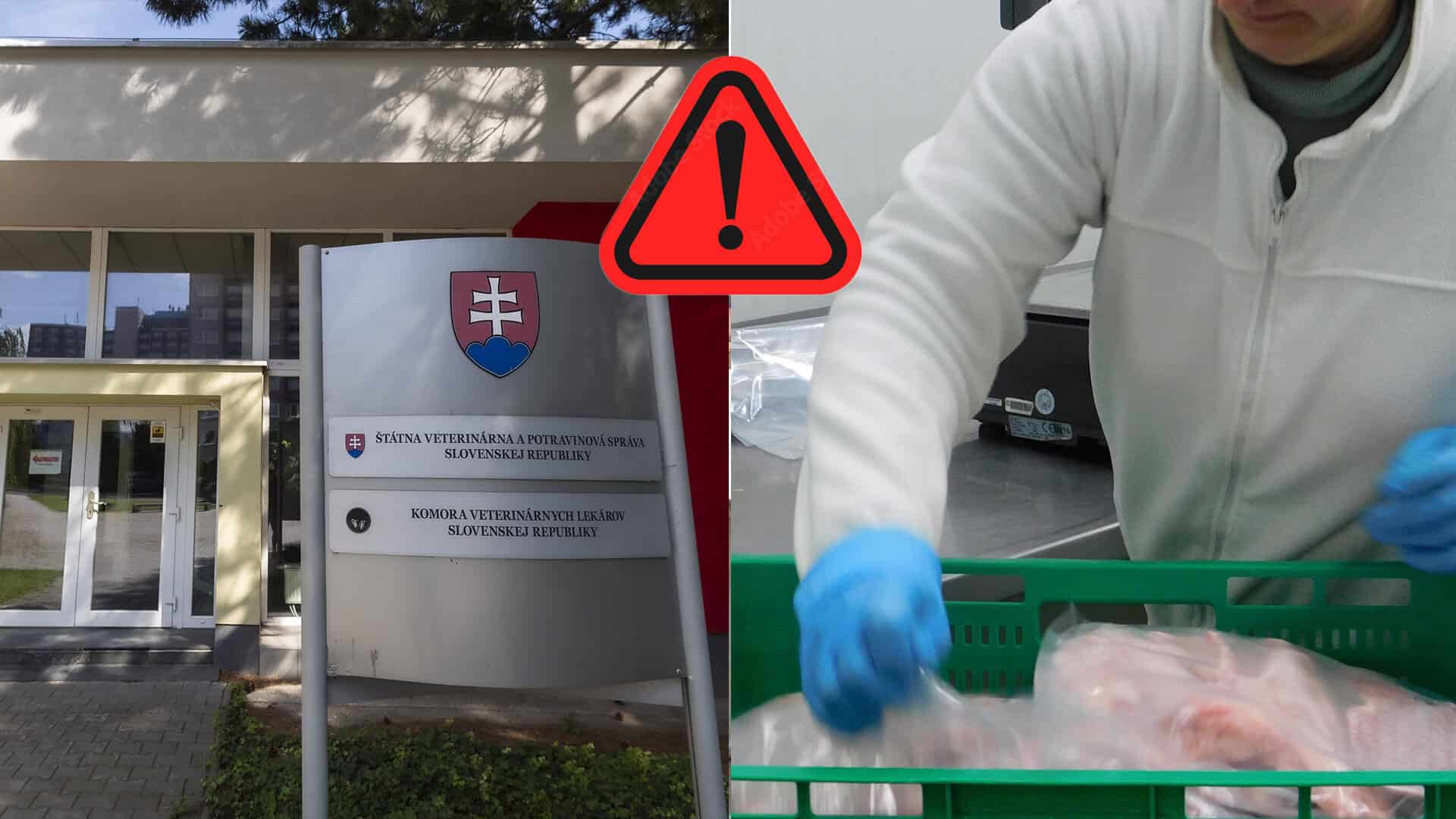 kontrola potraviny Štátna veterinárna a potravinová správa